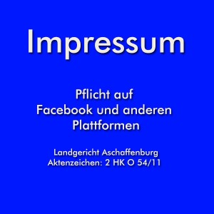 Impressumspflicht